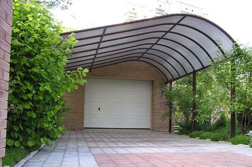 Односкатная крыша гаража